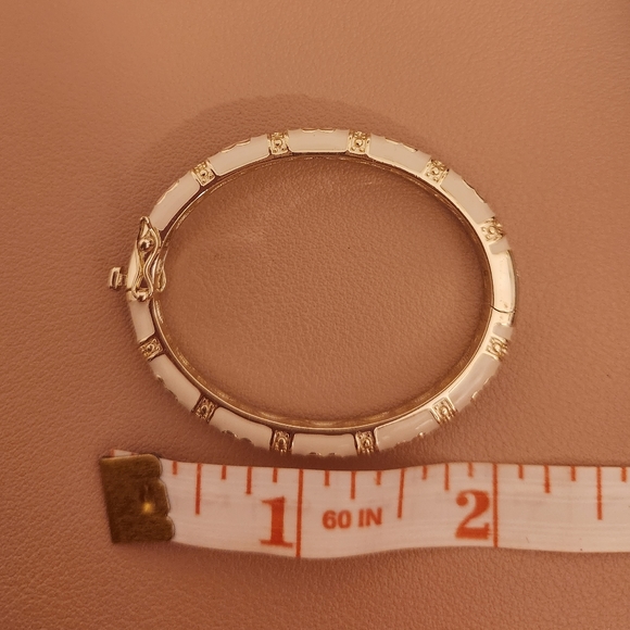 Ivy and Max Heart Enameled Baby Bracelet - Picture 3 of 5